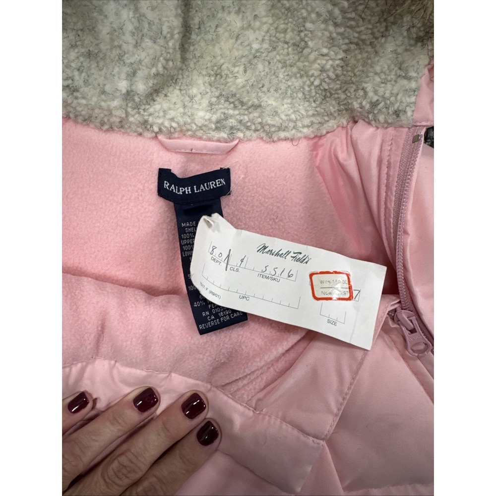 Vtg Polo Ralph Lauren Kids Down Filled Snowsuit - Picture 4 of 6
